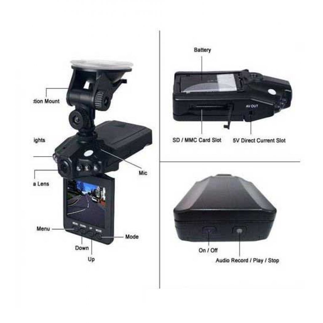HD Portable DVR With 2.5 TFT LCD Screen